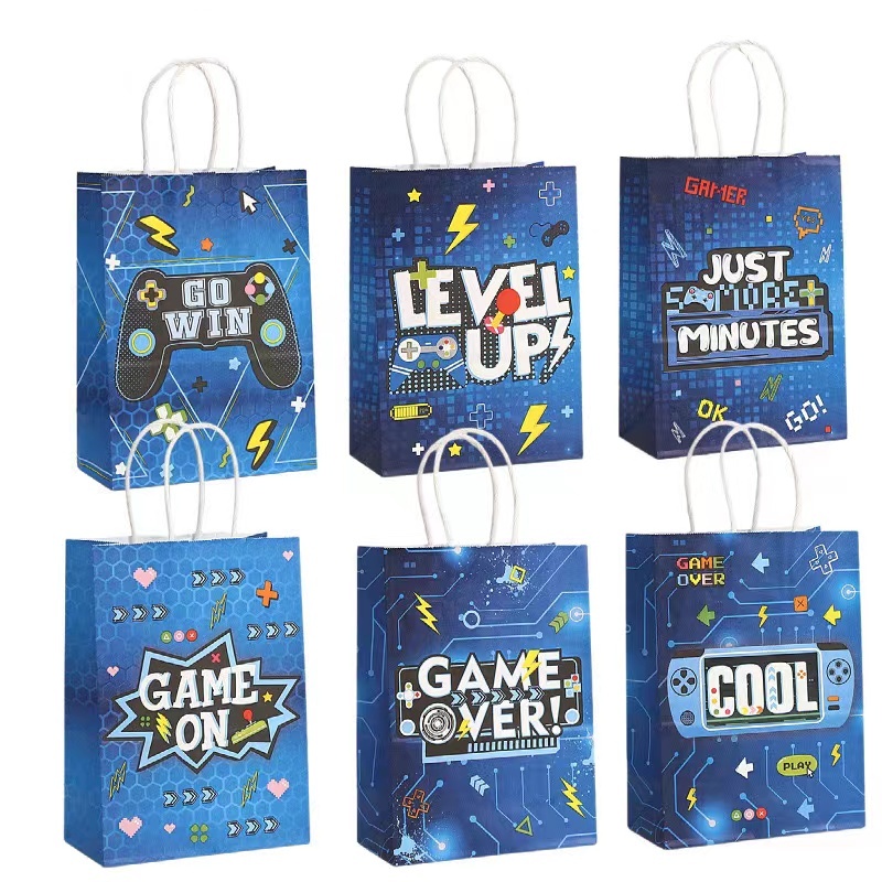 Party Games Easter For Kids - 6/24 pçs videogame em tema saco
