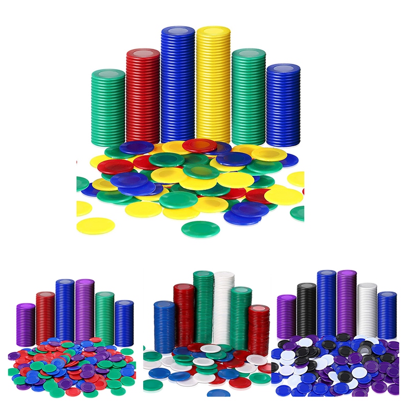 Party Games Bingo - 400 Peças de Fichas de Poker