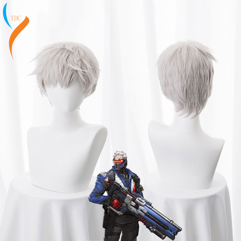 Party Games Jack - Peruca masculina, peruca para cosplay, cabelo