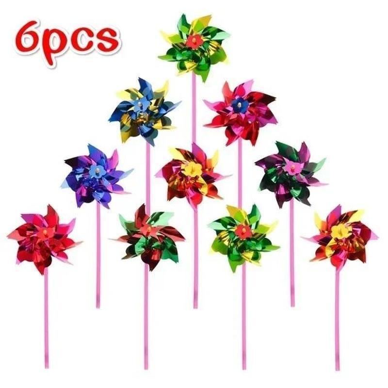 Games Garden Party - Moinho de vento plástico Pinwheel para