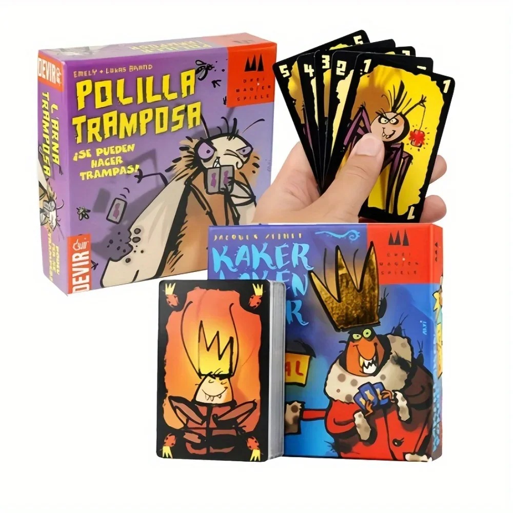 Party Games Juego - Polilla Tramposa Español Jogo de cartas