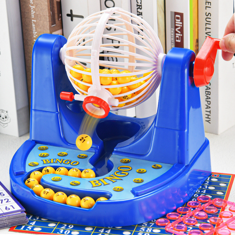 Party Games Bingo - Máquina Clássica de Sorteio de Números