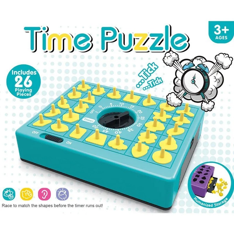 Party Games Kids Indoor - Quebra-Cabeça Educativo para Crianças com Tabuleiro