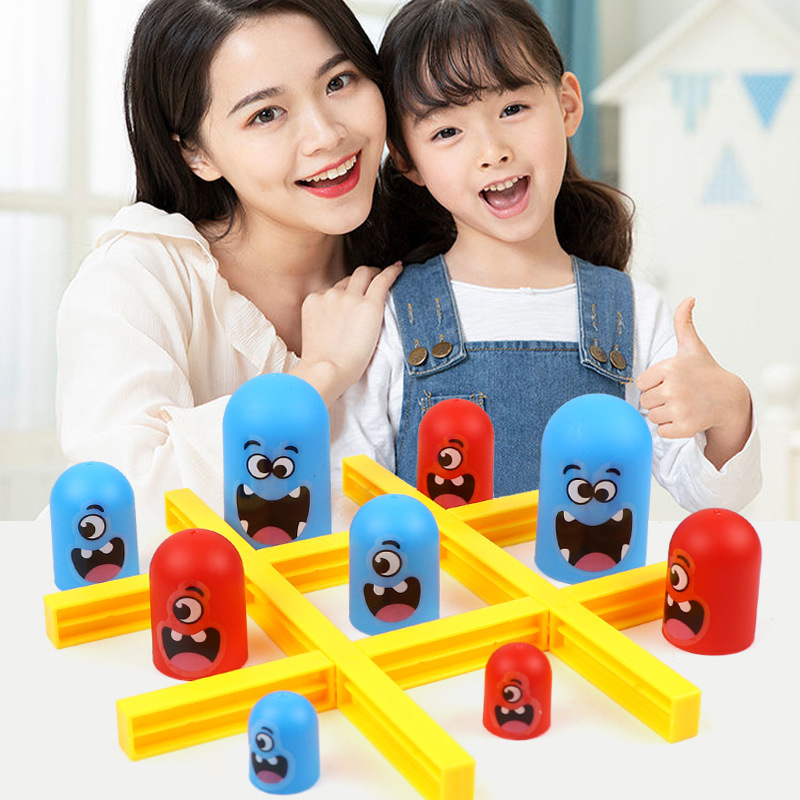 Party Games Juego - Jogo de Tabuleiro Tic-Tac Toe, Brinquedos