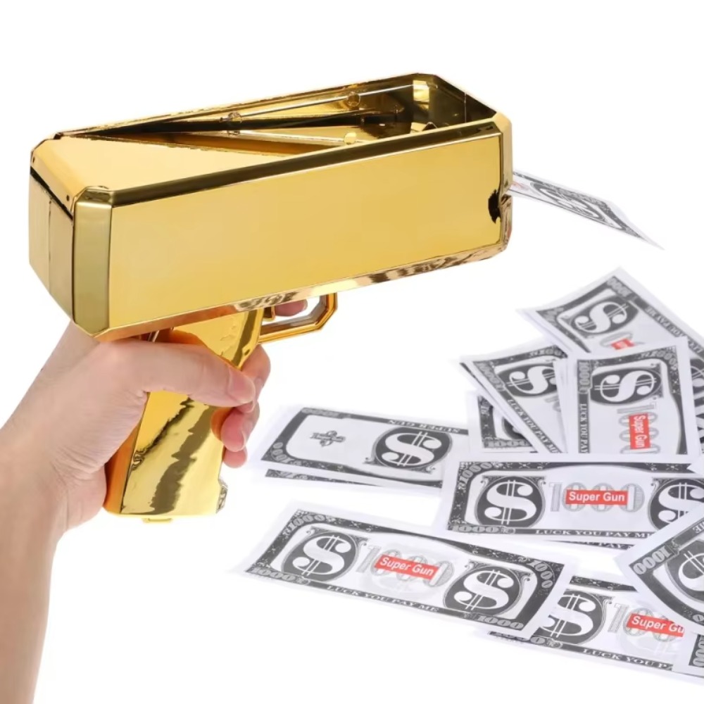 1 Conjunto de Pistola de Dinhe - Party Games No Props avaliação e preço