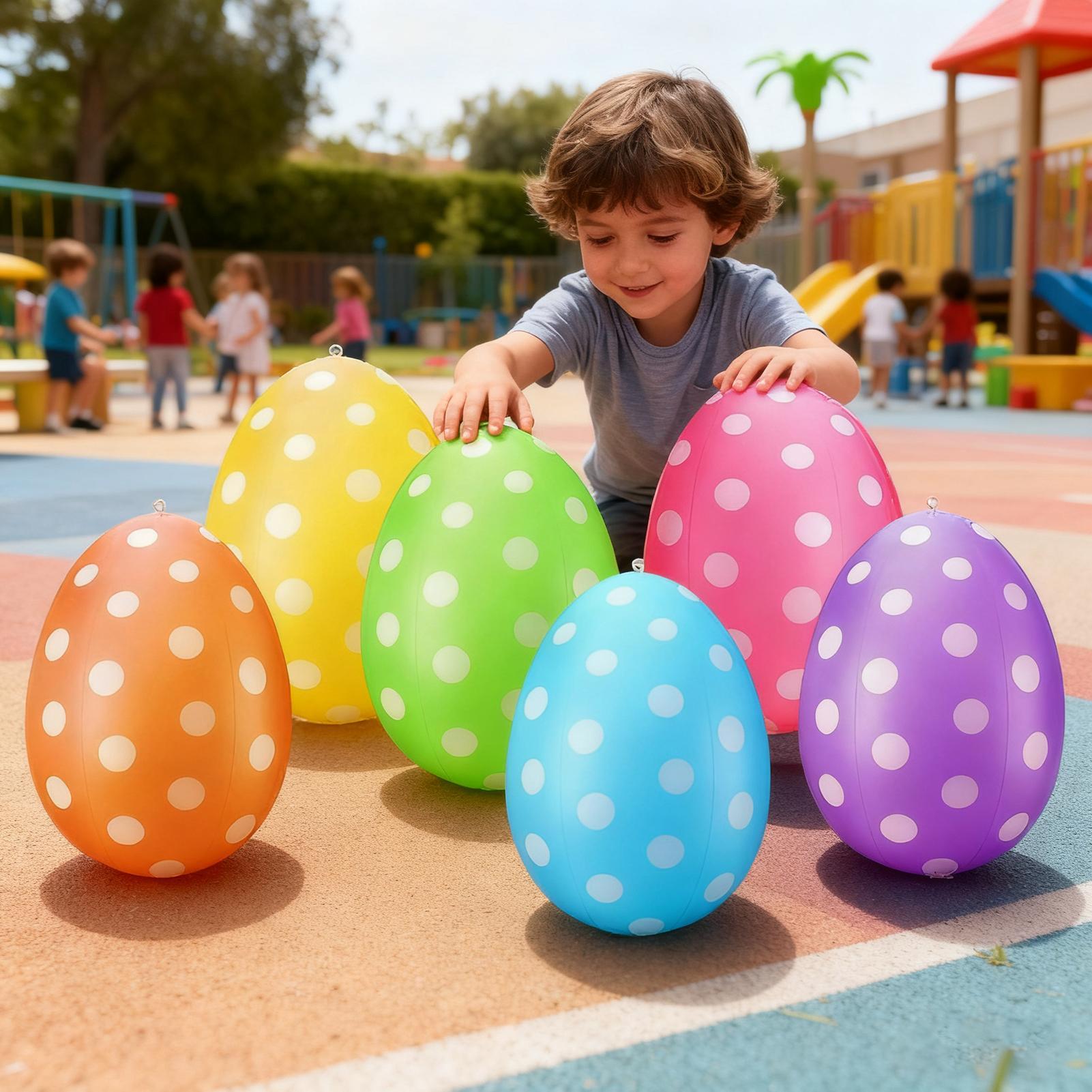 Ovos de páscoa infláveis 6 pçs - Party Games Egg avaliação e preço