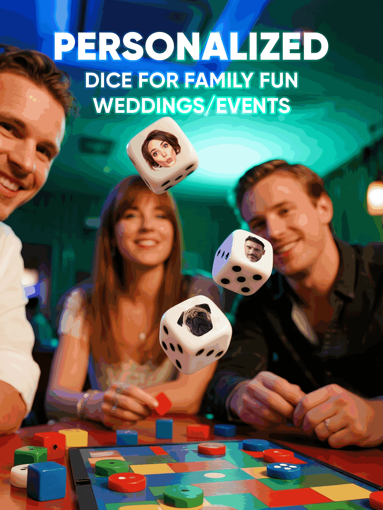 Dado de Rosto Personalizado, D - Party Games For Adults avaliação e preço