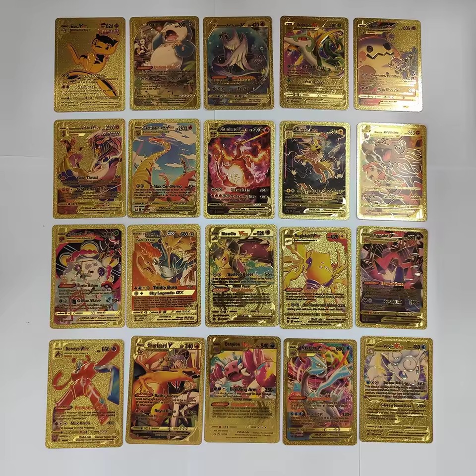 55 Cartas Pokémon Vmax GX Caix - Party Games No Props avaliação e preço