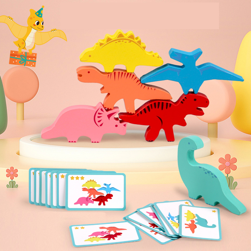 Blocos de equilíbrio de madeir - Party Games Kids Indoor avaliação e preço