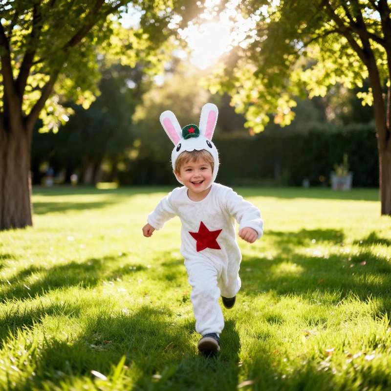 Fantasia de Páscoa Branca para - Party Games Easter For Kids avaliação e preço