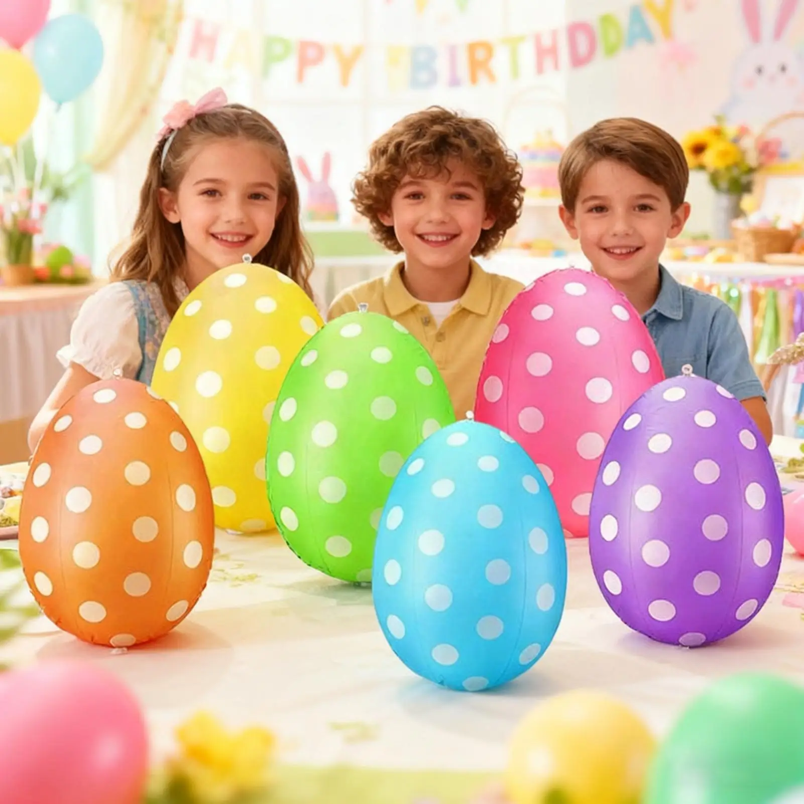 Conjunto de 6 Ovos Infláveis d - Party Games Egg avaliação e preço