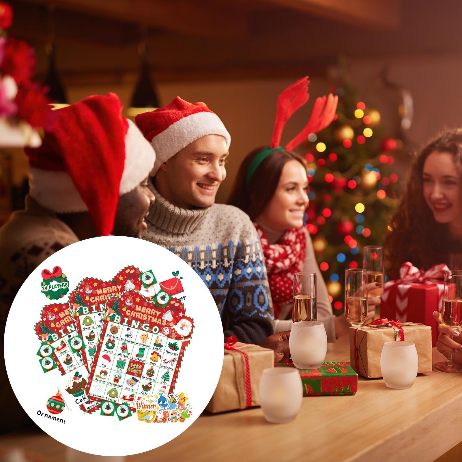 Cartões de bingo de natal para - Party Games Bingo avaliação e preço