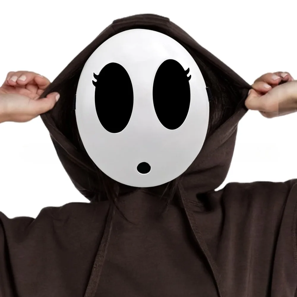 Halloween Shy Guy Máscara para - Party Games No Props avaliação e preço