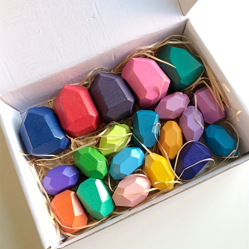20 peças pedras de equilíbrio  - Party Games Easter For Kids avaliação e preço