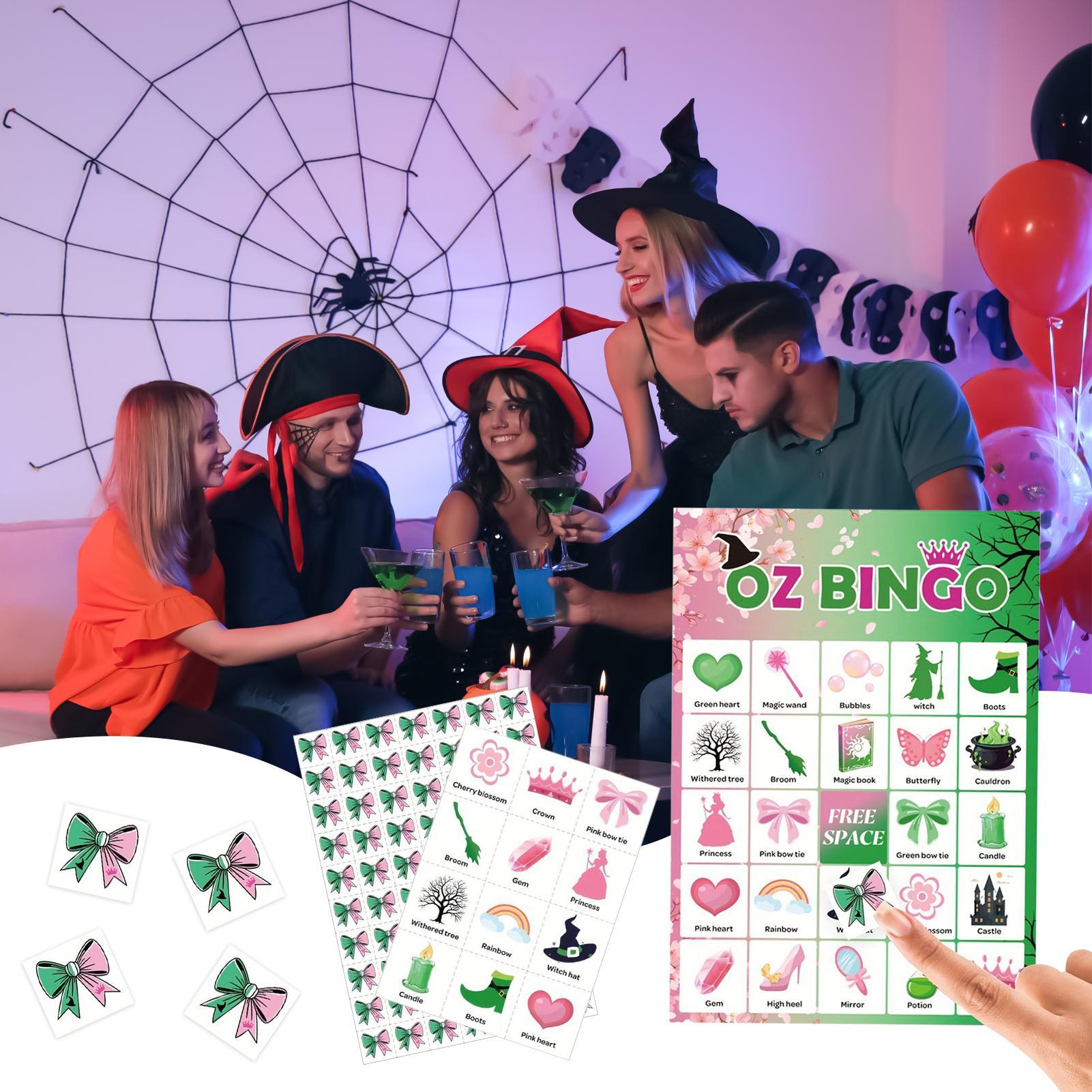 Jogo de bingo de halloween par - Party Games Bingo avaliação e preço