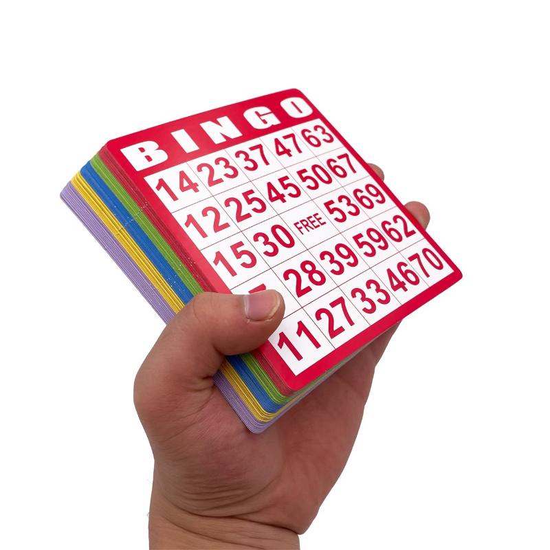 50/100 peças de cartas de bing - Party Games Bingo avaliação e preço