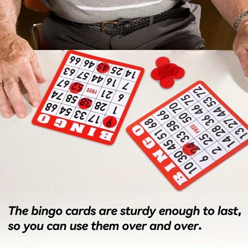 50/100 peças de cartas de bing - Party Games Bingo avaliação e preço
