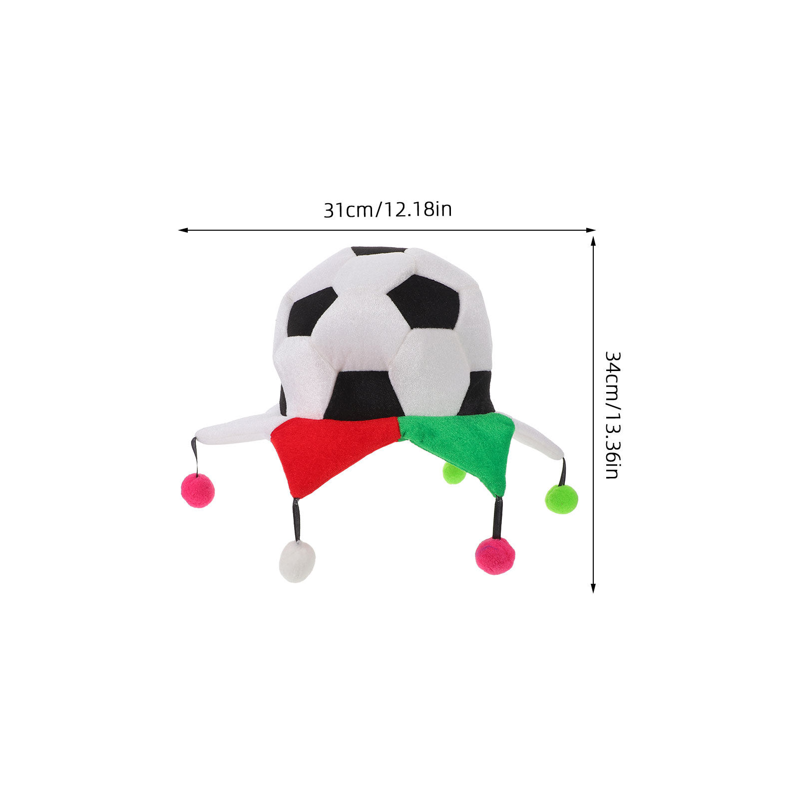 Chapéu de Carnaval de Futebol  - Party Games No Props avaliação e preço