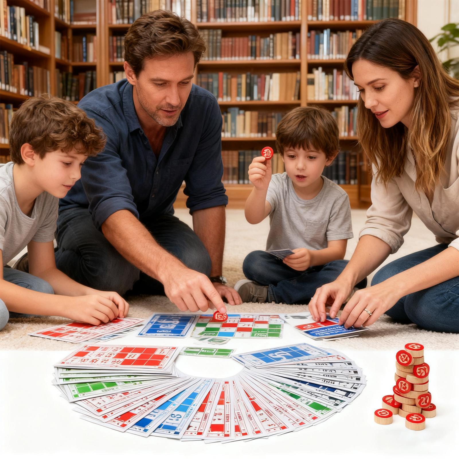 Conjunto de bingo de madeira e - Party Games Bingo avaliação e preço