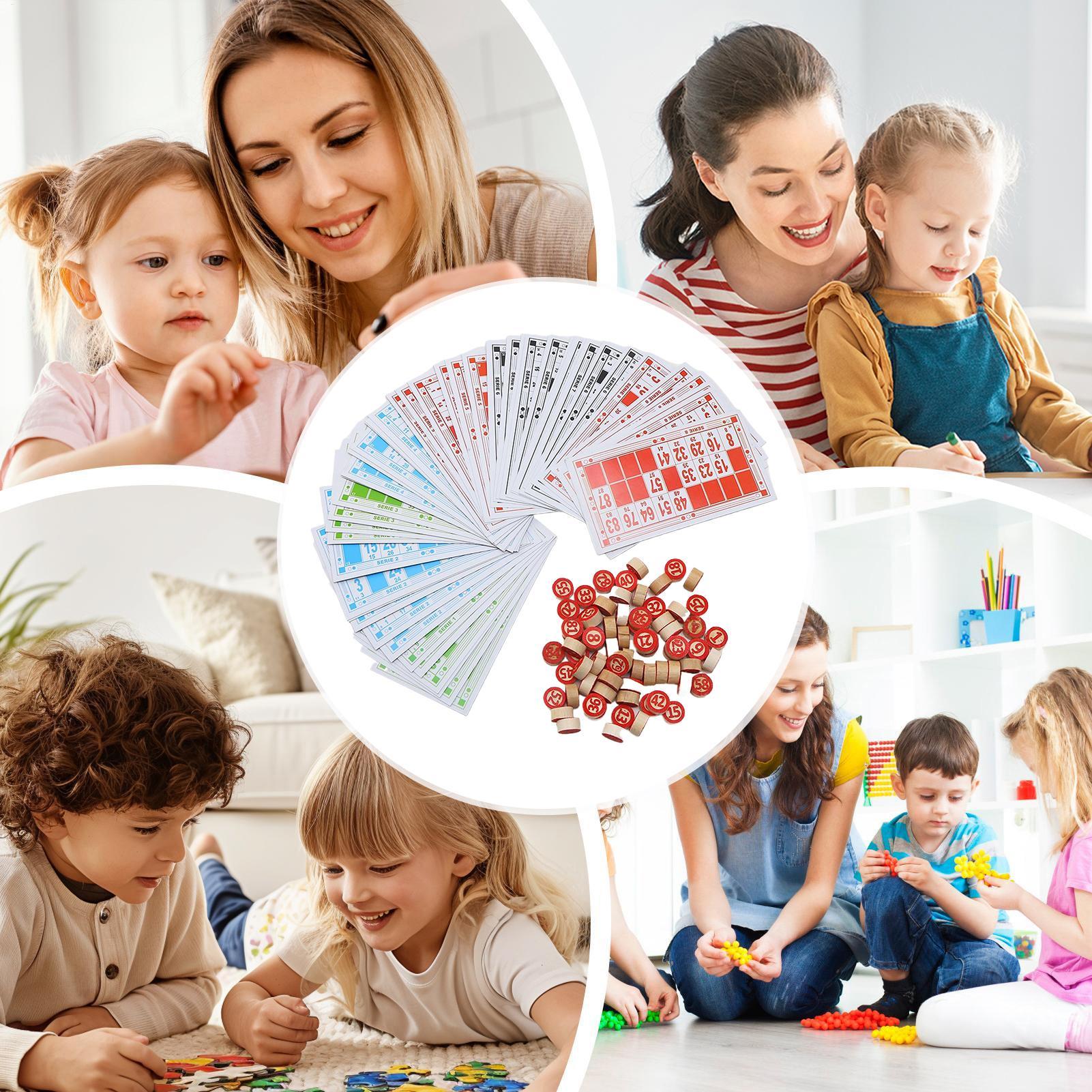 Conjunto de bingo de madeira e - Party Games Bingo avaliação e preço